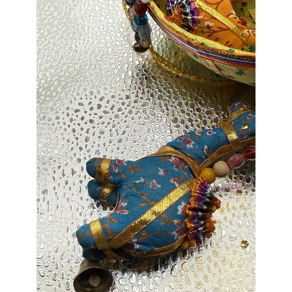 Indian Camel Umbrella Mobile Wall Hanging Puppets Boho Home Decor